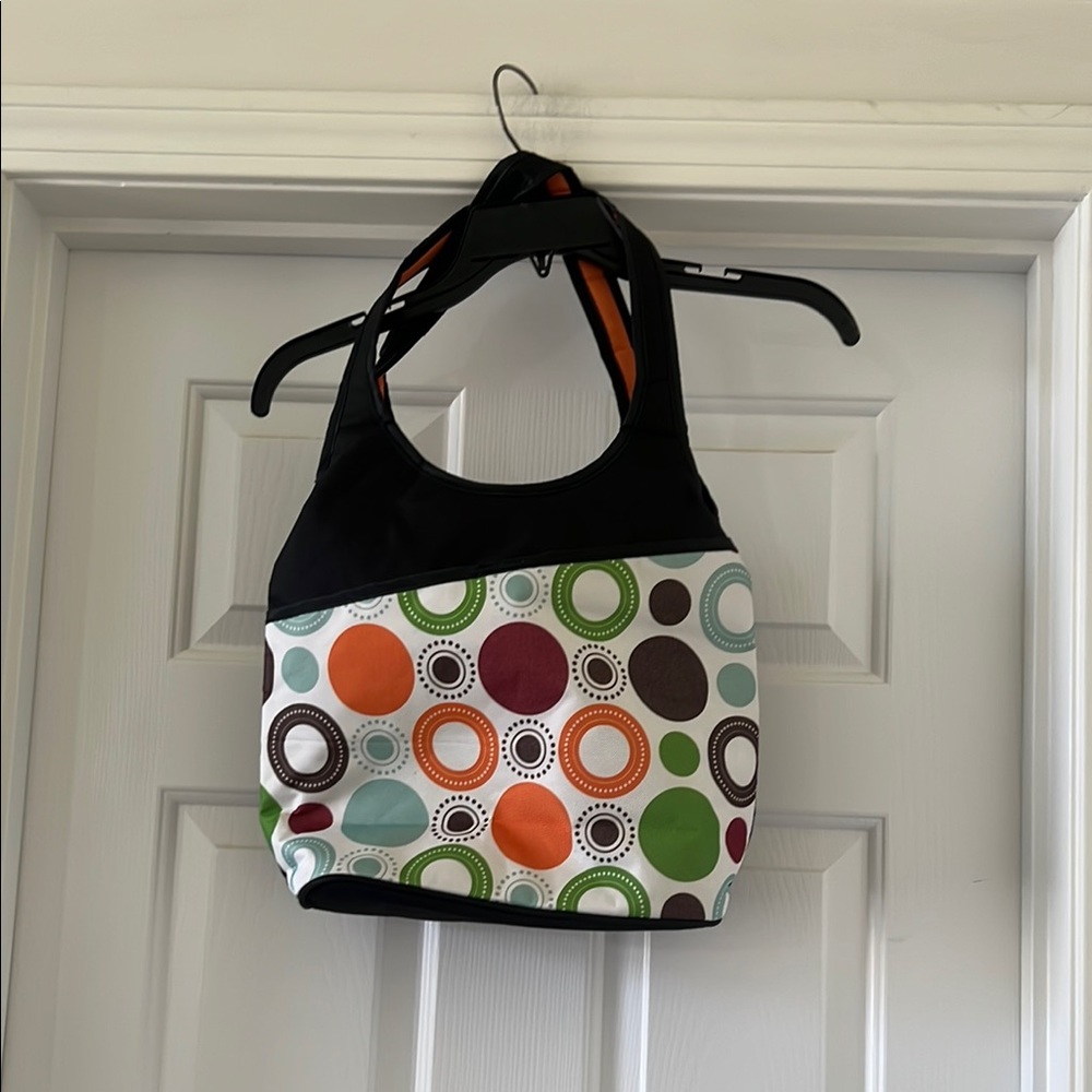 Stylish Multicolor insulated lunch Bag - zip closure
